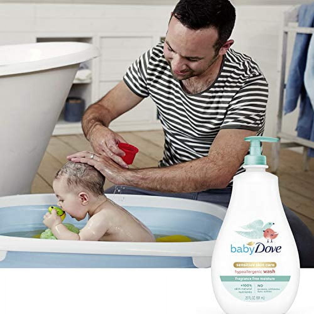 Baby Dove Tip to Toe Wash, Sensitive Moisture 20 oz (Pack of 3)