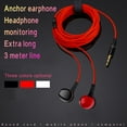 thumbnail image 5 of 3m Long Earphone Monitor Headset MP3 Subwoofer Ear Pieces Network Anchor Broadcast Live Karaoke Wired Earbuds, 5 of 9