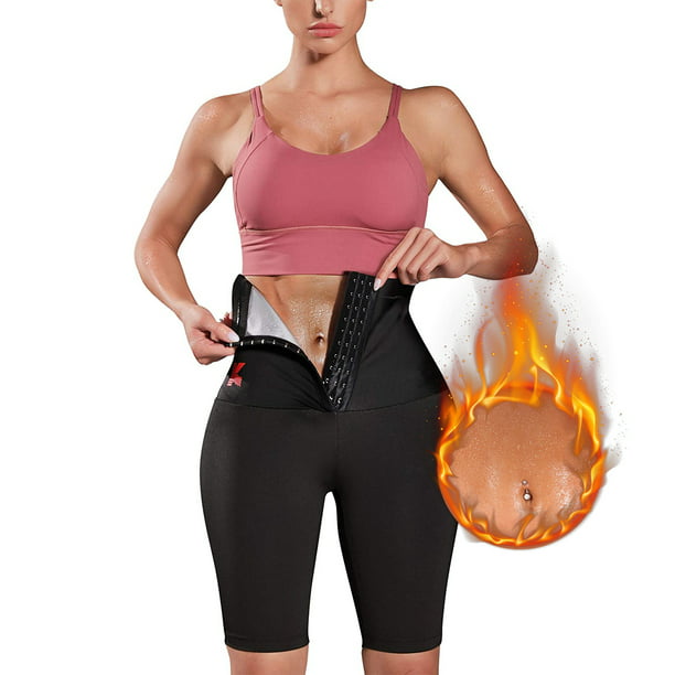 KUMAYES Sauna Pants High Waisted for Women Weight Losss Slimming Sweat ...