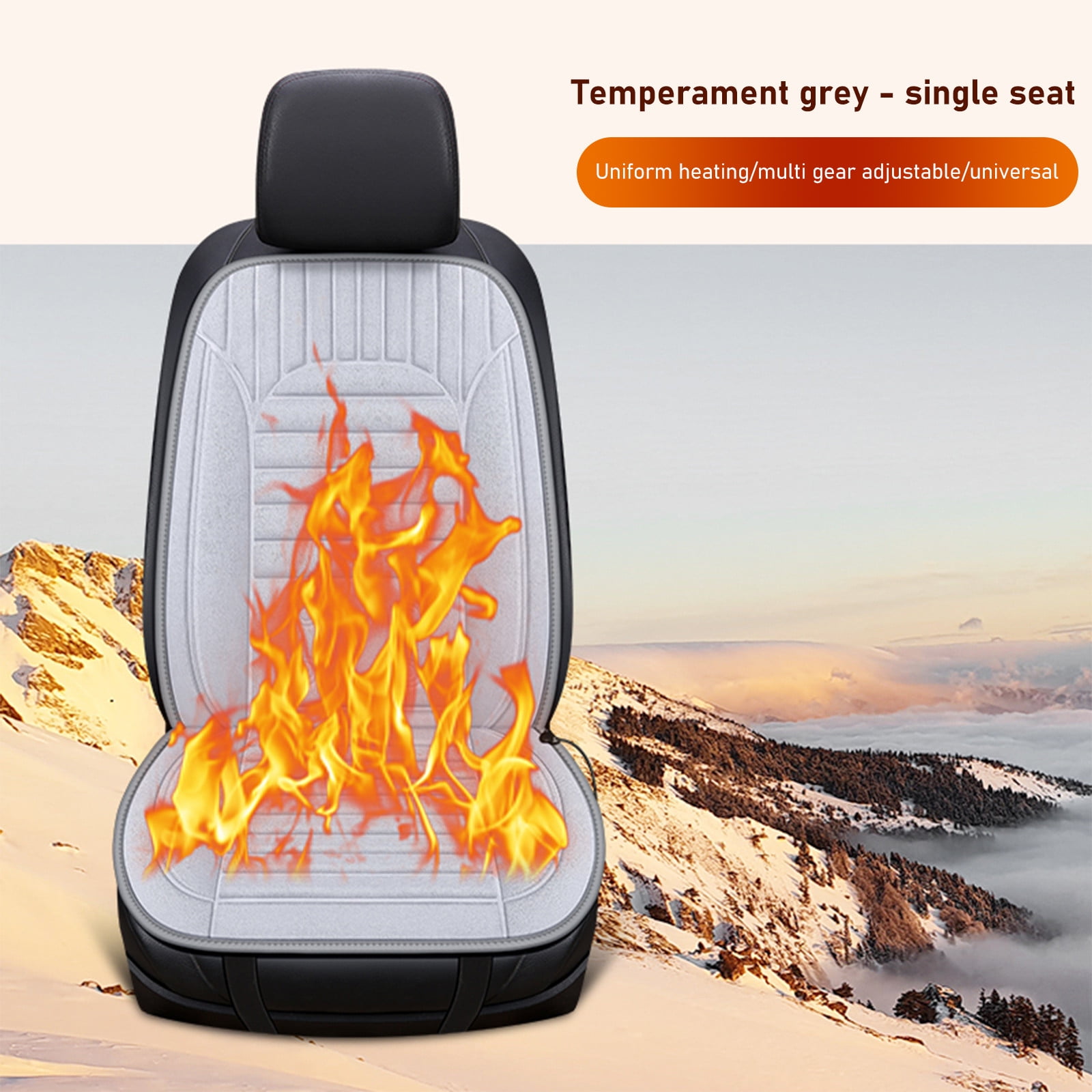 Heated Seat Cushion, Universal Foldable Soft Warm Heat Seat Cover with –  BABACLICK
