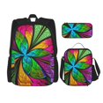 thumbnail image 1 of Balery Multicolored Beautiful Flower Mochila escolar 3 en 1 para niños: mochila resistente con lonchera térmica y estuche para lápices. Mochila escolar para niños y niñas., 1 of 7