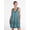 Astro Teal, variant on Women’s V-Neck Woven Sleep Chemise, Sizes XS-3X