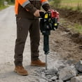 thumbnail image 2 of 52cc 2‑Stroke Demolition Jack Hammer – 1900W Gas Breaker with 2 Chisels, 1500bpm, 2 of 11