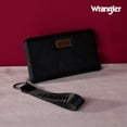 thumbnail image 7 of Wrangler Womens Wallet Wristlet Long Purse Designer Clutch Large Capacity Credit Card Holder Gifts for Women, Black, 7 of 7