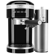 KitchenAid Metal Semi-Automatic Espresso Machine and Automatic Milk Frother Attachment Bundle