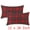Large Plaid Red/Fine Grid Red, variant on Unique Bargains 4 Pcs Plaid Throw Pillow Covers Large Plaid Red 18 x 18 Inch