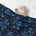 thumbnail image 2 of Pofeuu BLUE Flamingo Birds Print Puppy Blanket,Dog Blankets,Pet Blanket Cozy Cat Blankets for Indoor Cats, Fuzzy Pet Blanket for Kitten Doggy Dog Blankets-Medium, 2 of 8