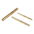 thumbnail image 6 of Non-Marring Chisel Brass Drift Punch 3 Pcs Set Engineering Tool For Auto Repair For Woodworking Gold Finish As Picture Smile Home, 6 of 9