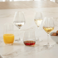 thumbnail image 2 of Cristal Effet Approprié sur les Roches Verres 460ml Ensemble de 6 - Produit Fait Main, 2 of 2