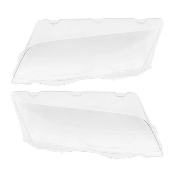 Car Headlight Lens Cover For BMW E46 3 Series 320i 325i 4 Door 1998-2001 63126902753 63126902754