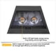 thumbnail image 5 of Ganfancp Lámpara Solar Exterior Lámpara de Pared Patio Exterior Decoración Villa Exterior Pared Jardín Disposición Pared Lavado Focos Ofertas Flash Liquidación 1X Luz de Jardín, 5 of 7