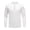 White, variant on AZoiNM Men's Long Sleeve Henley Shirt Waffle Knit Regular Fit Casual Pullover Tee Soft Lightweight Button Front Top for Fall Winter Spring
