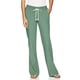 thumbnail image 2 of Gibobby pantalones de mujer de vestir Pantalones casuales de lino para mujer Pantalones de playa con bolsillos en la cintura ahumada con cordón en la cintura Oceanside (Verde, S), 2 of 3