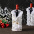 thumbnail image 4 of Cubierta de botella de vino de Navidad, decoración del hogar de Navidad cubierta de botella de vino, decoración de mesa de Navidad cubierta de botella de vino, para decoración de botella de vino de Na, 4 of 5