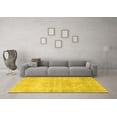 thumbnail image 3 of Ahgly Company Indoor Round Persian Yellow Traditional Area Rugs, 3' Round, 3 of 4