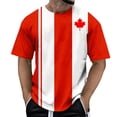 thumbnail image 1 of T-shirt à Manches Courtes avec Imprimé Graphique pour un Confort Décontracté Quotidien avec Col Rond Polyvalent pour Usage Quotidien et Activités Extérieures, 1 of 4
