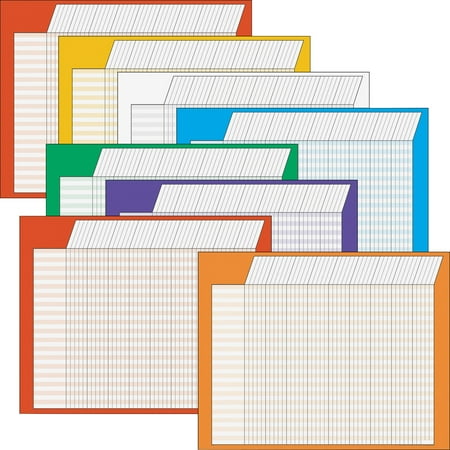 Horizontal Jumbo Incentive Charts - Trend, TEPT73902, Horizontal Variety Incentive Charts, 8 / Pack, Assorted