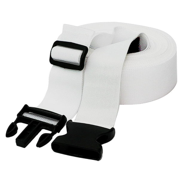 Correa de clip de sábana para la cama conector de puente en cama Space de cama ajustable relleno con hebilla Correa de sujetador para habitación de hebilla negra