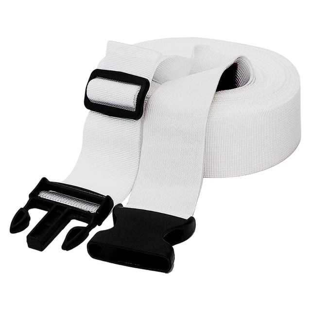 Correa de clip de sábana para la cama Cinturón con conector con hebilla Correa de la sábana para los invitados de la familia de viajes Stay Overs Home hebilla negra