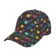 thumbnail image 1 of Fotbe Vintage Records Gorro Clásico de Béisbol, Gorra Ajustable con Broche Snapback, Gorro de Exterior de Algodón Suave, 1 of 6