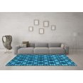 thumbnail image 3 of Ahgly Company Indoor Rectangle Oriental Light Blue Industrial Area Rugs, 2' x 3', 3 of 4