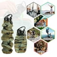 thumbnail image 4 of KY Collapsible Travel Water Bottle 19.6 oz, Reuseable Silicone Foldable Water Bottles for School, Office, Gym, Family,Camping and Hiking,Portable Leak Proof Sports Water Bottle with Carabiner (Black), 4 of 7