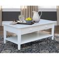 thumbnail image 2 of International Concepts Spencer White Wood Coffee Table, 2 of 11