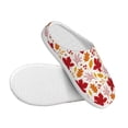 thumbnail image 3 of Lsque fall laef Maple Pattern Womens Comfort Cotton on Scuff With Memory Foam and Anti-skid Sole Slipper-42/43, 3 of 7