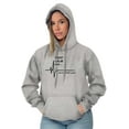 thumbnail image 3 of Keep Calm Funny EMT Humor Unisex Plus Fleece Graphic Hoodie Brisco Brands 3X, 3 of 5