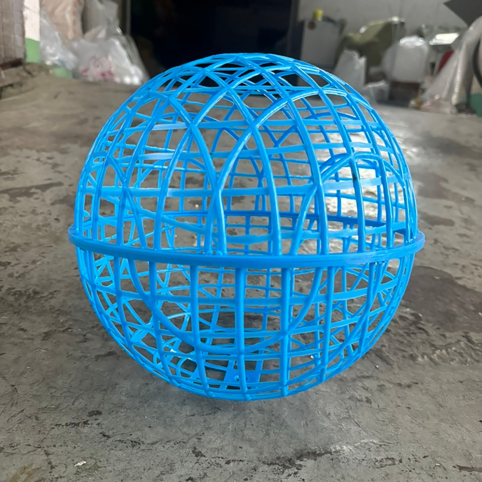 Ball-Shaped Chicken Coop Cage - Mobile Poultry Enclosure with Rolling Design, Outdoor Rabbit Hutch for Chicks, & Birds - Detachable Safety Cage Prevents Dog Bites & Horse Trampling
