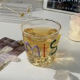 thumbnail image 4 of Vasos de cristal para beber – Auténtico artesano – Elegante juego de cristalería transparente para bebidas frías, refrescantes, bebidas, té helado, 4 of 6