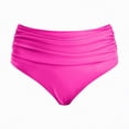 thumbnail image 5 of Ccpelsie Women's Swim Shorts High Waisted Bikini Bottom Full Coverage Swim Bottoms Tummy Control Soft Quick Dry Summer(A01-Hot Pink,L), 5 of 6
