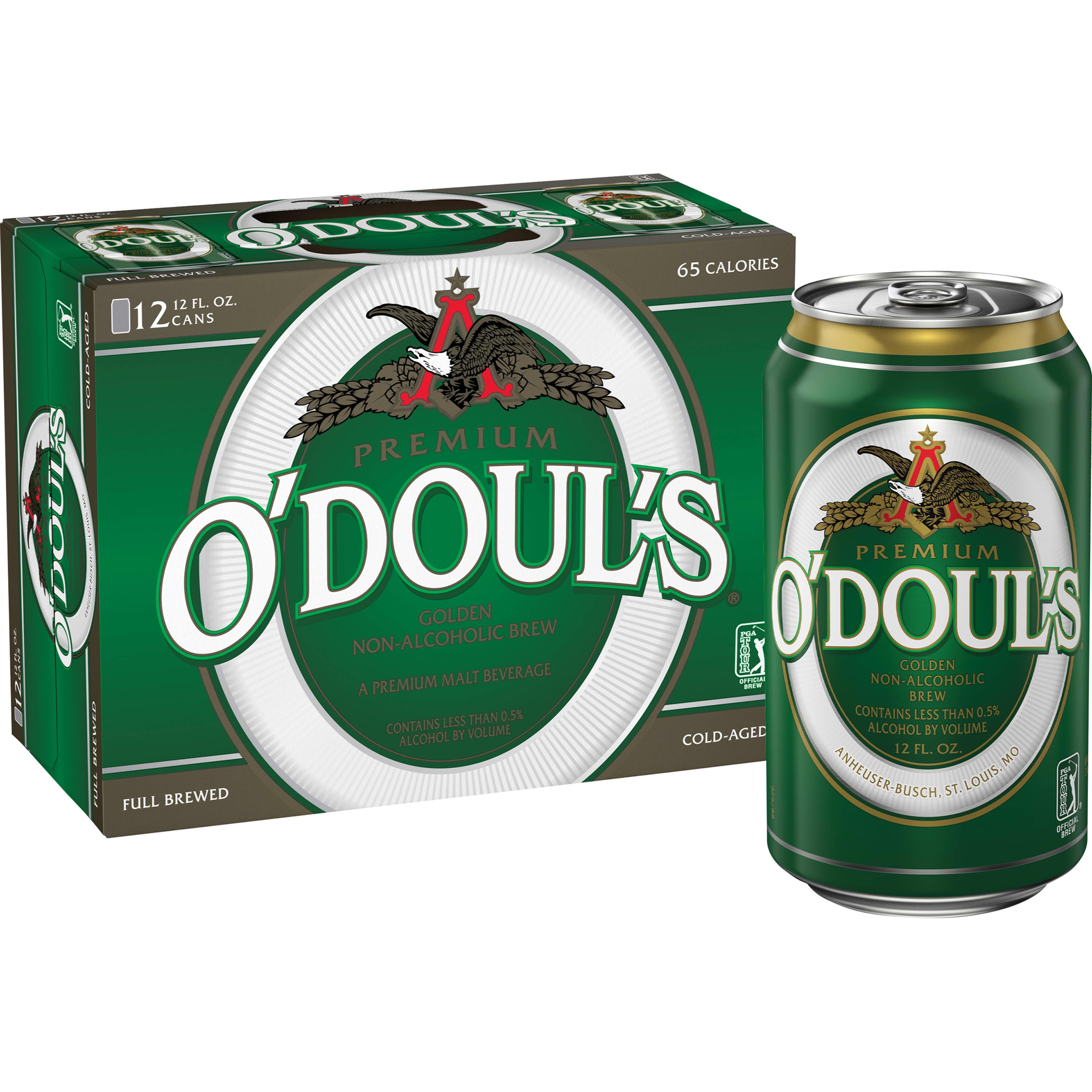 O'Doul's Premium Golden NonAlcoholic Brew, 12 Pack 12 fl. oz. Cans 0.5