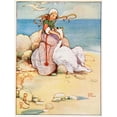 thumbnail image 2 of Mabel Lucie Attwell 12x14 Gold Ornate Wood Frame and Double Matted Museum Art Print Titled - The Wild Swans (1901), 2 of 4
