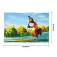 thumbnail image 3 of Chicken Flag Double Sided Man Cave Funny Flag 3x2 FT Poster Meme Tapestry for College Dorm Room Bedroom Wall Art Decor Banner Outdoor Travel Events Festivals Parties-Gifts, 3 of 9