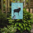 thumbnail image 2 of Caroline's Treasures BB8056GF Verata Goat Blue Check Flag Garden Size , Small, multicolor, 2 of 3