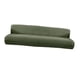 thumbnail image 1 of Funda de sofá premium, suave y transpirable, protector para muebles de sala de estar. verde oscuro 3 asiento, 1 of 5
