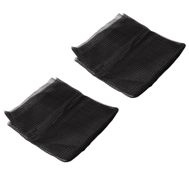Unique Bargains 47' x 23' Plastic Air Conditioner Air Filter Dustproof Screen Replacement Black 2 Pack