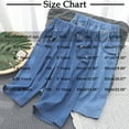 thumbnail image 3 of Posijego Girls Capri Jeans Cute Floral Elastic Waist Wide Leg Cropped Denim Pants with Pockets Size 5-12T, 3 of 7