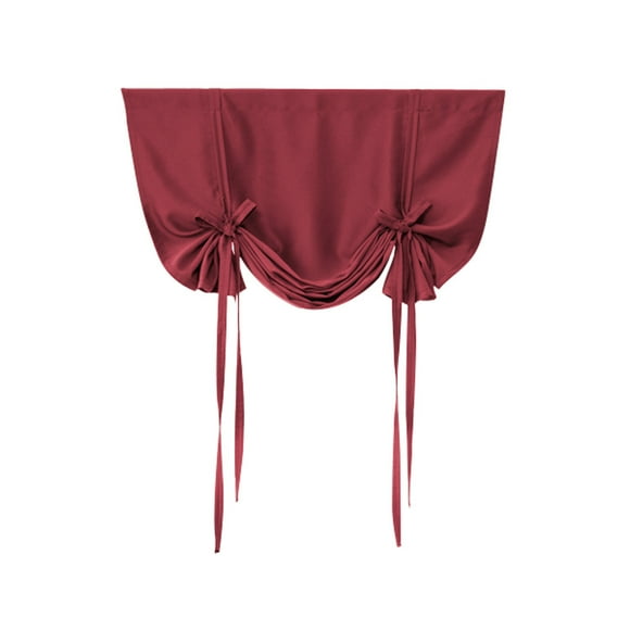 kiplyki Thermal Curtain for Insulated Blackout Small Window Valance Balloon Blind