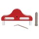 thumbnail image 1 of 95mm Aluminum Alloy Woodworking Center Marking Tool Blue/Red, 1 of 4