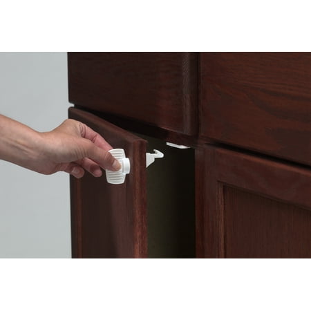 KidCo Child Safety Magnet Locks, 4-Pack, Child Safety Lock, White