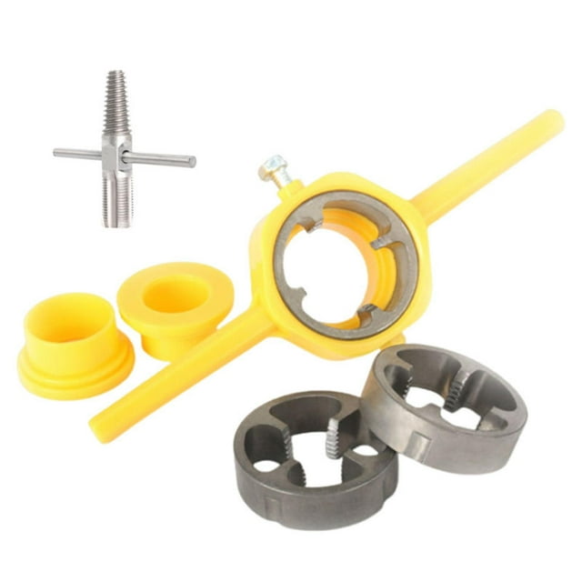Juego de troqueles redondos NPT Sharpla para tubos de rosca 6 piezas Extractor de 6 pulgadas