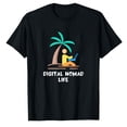 thumbnail image 1 of AALJY Pas de Bureau Pas de Problème - Numérique Nomad Lifetees, T-shirt Décontracté Mode, 1 of 5