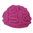 thumbnail image 2 of Sales Today under $10 Hot Pink Winter Beanie GIJNRIUIUA Crochet Cerebrum Adults Personality Brain Cap Knitted Hat Caps Muslim Headwear, 2 of 6