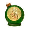 thumbnail image 2 of Sharprepublic Christmas Snow Globe Crafts Glitter Snow Globe Lights for Window Indoor Xmas green, 2 of 8