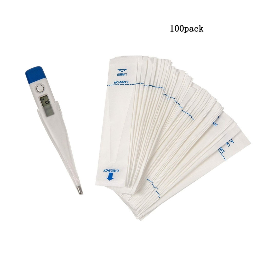 100pcs Digital Thermometer Probe Covers Universal for Oral Armpit Rectum Electronic Thermometer