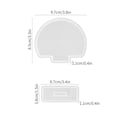 thumbnail image 3 of Molde de silicona for marco de fotos redondo creativo for manualidades de mesa DIY, 3 of 3