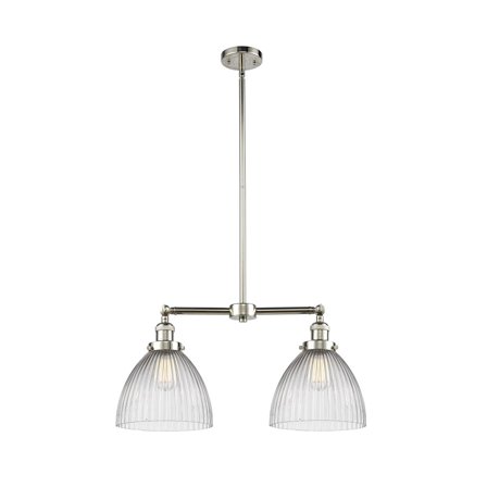 Innovations 2-LT LED Seneca Falls 22" Chandelier - Polished Nickel - 209-PN-G222-LED