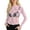 Pink, variant on Womens Summer Tops plus Size Tunic Shirts for Women Lightweight Long Sleeved Womens Shirts Women's Tops Fall Blouses Women Elegant Maternity Dressy Same Day Items Scrub Long Sleeve Undershirt S